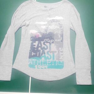 Ferris Wheel - East Coast Athletics Light Thermal Henley Top - Women's XL